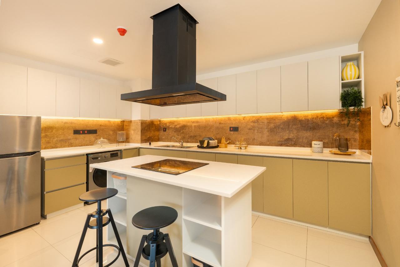 Modern fitted kitchen